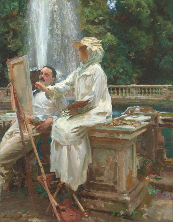 John Singer Sargent, The Fountain, Villa Torlonia